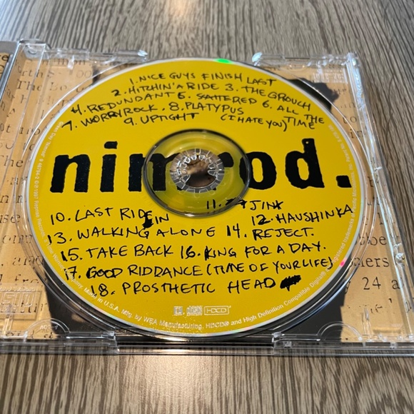 Green Day - Nimrod HDCD CD - Picture 3 of 6